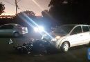 Motociclista sofre fratura em grave colisão no Parque São Paulo